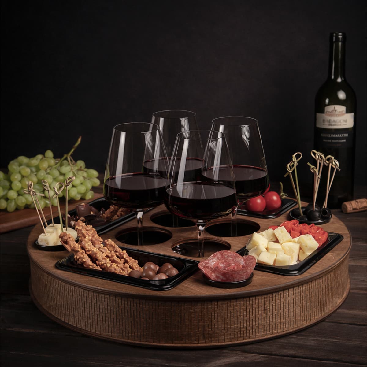 Поднос для напитков Орех ПП