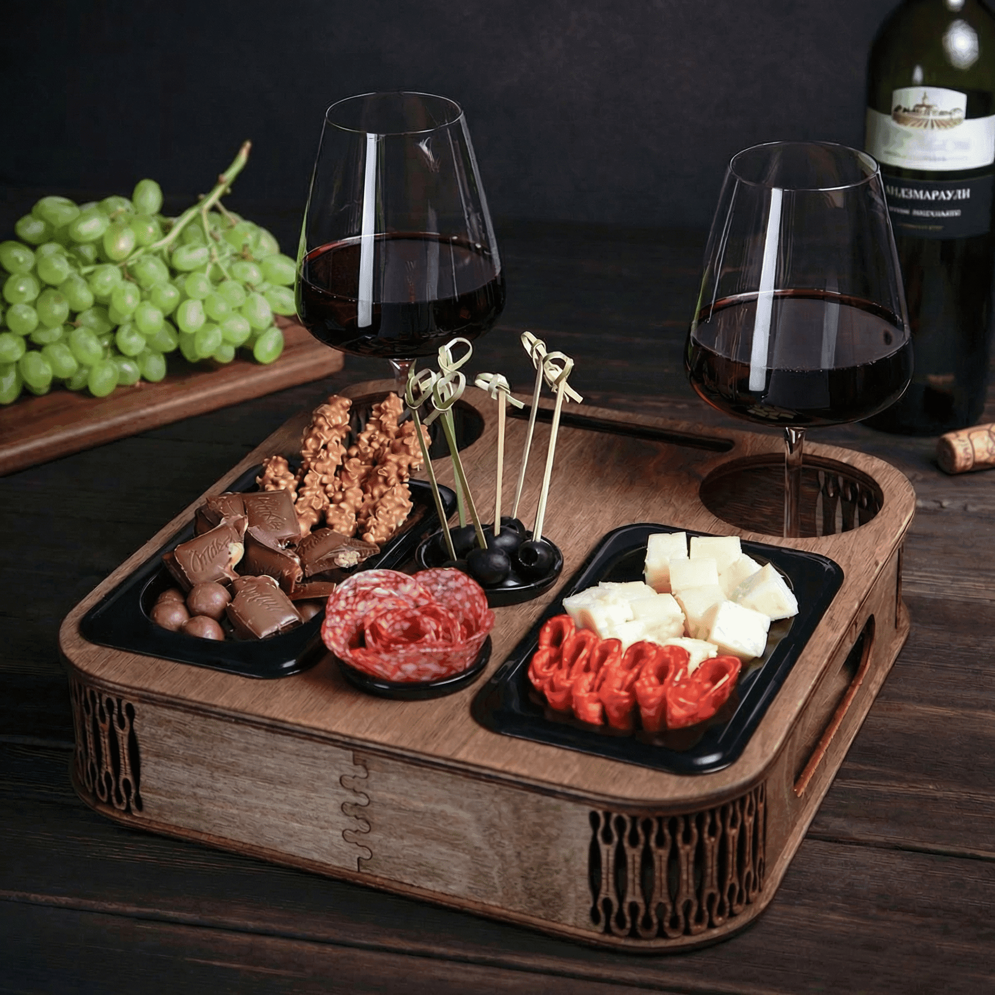 Пивница для двоих, Орех, полипропилен